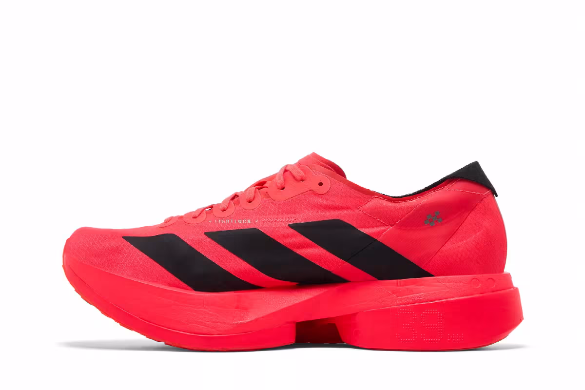 adidas Adizero Adios Pro 4 Lucid Red Black, view 4