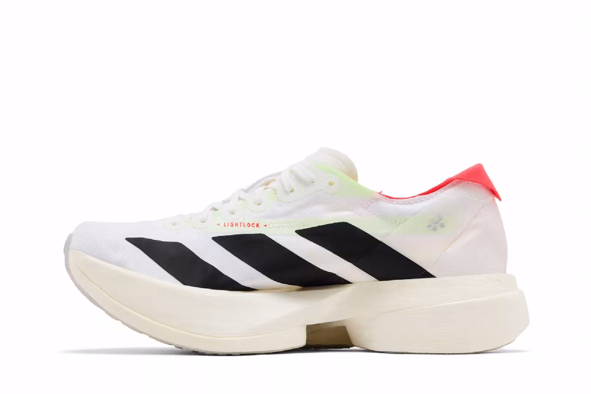 adidas Women's Adizero Adios Pro 4 White Black, view 4