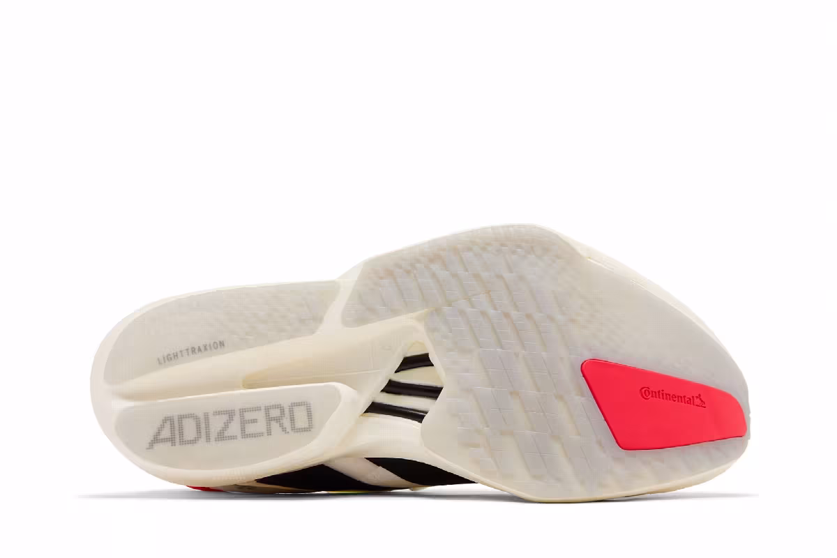 adidas Women's Adizero Adios Pro 4 White Black, view 5