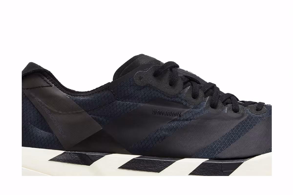 adidas Adizero Adios Pro 4 Black Grey, view 3