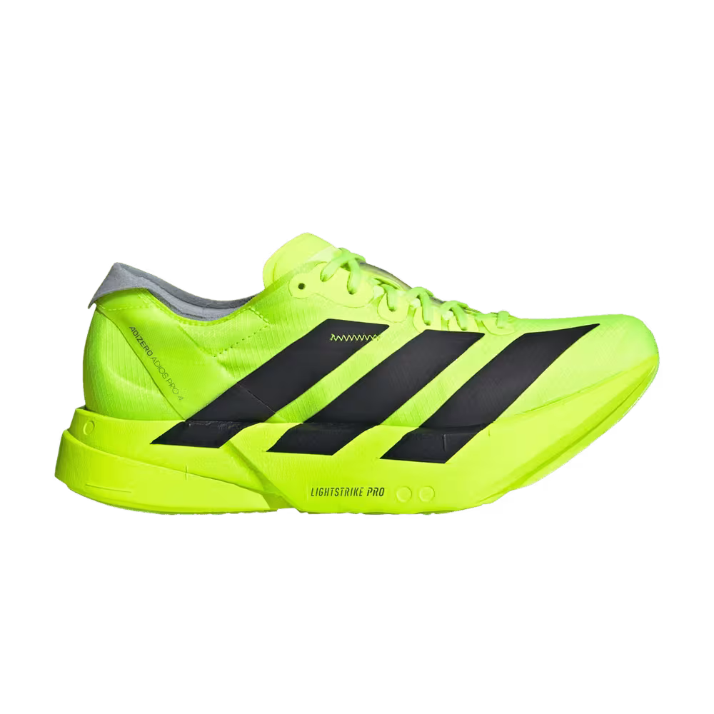 adidas Women's Adizero Adios Pro 4 Lucid Lemon Black