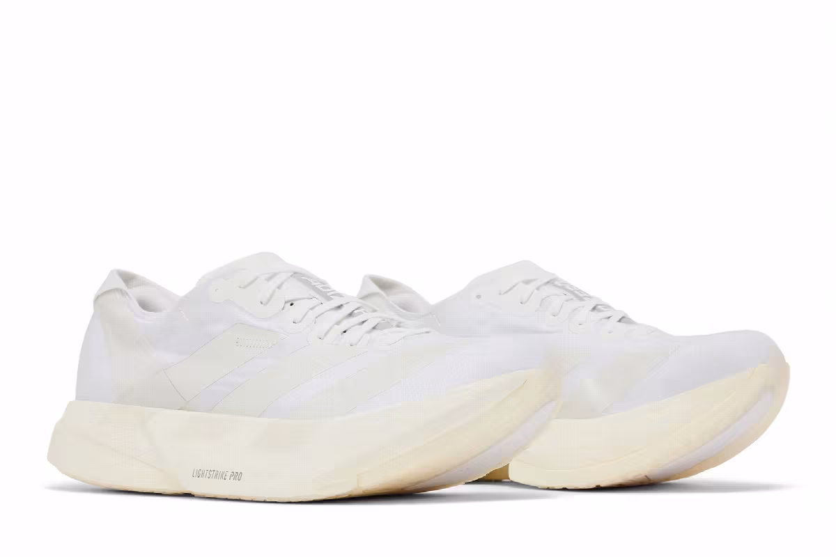 adidas Adizero Adios Pro 4 White Zero Metallic, view 9