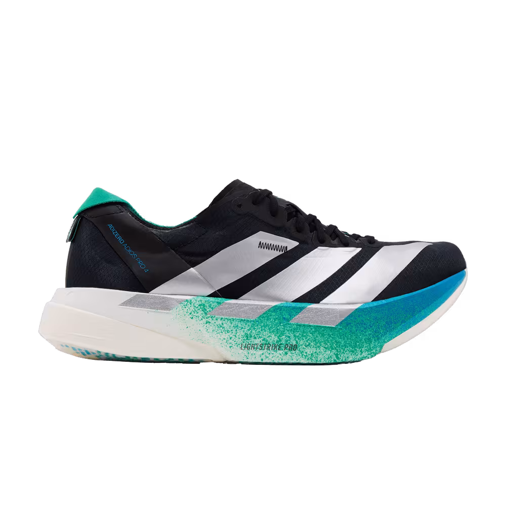 adidas Adizero Adios Pro 4 Black Silver Glory Green