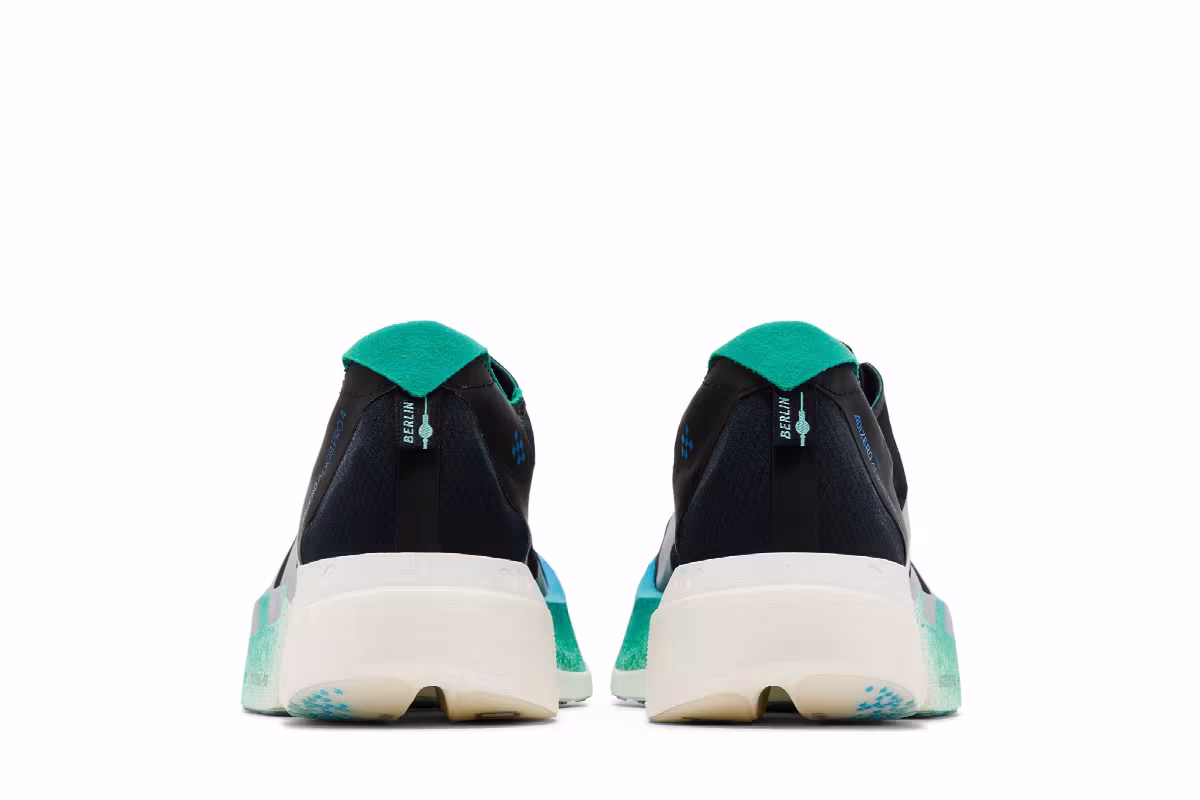 adidas Adizero Adios Pro 4 Black Silver Glory Green, view 7