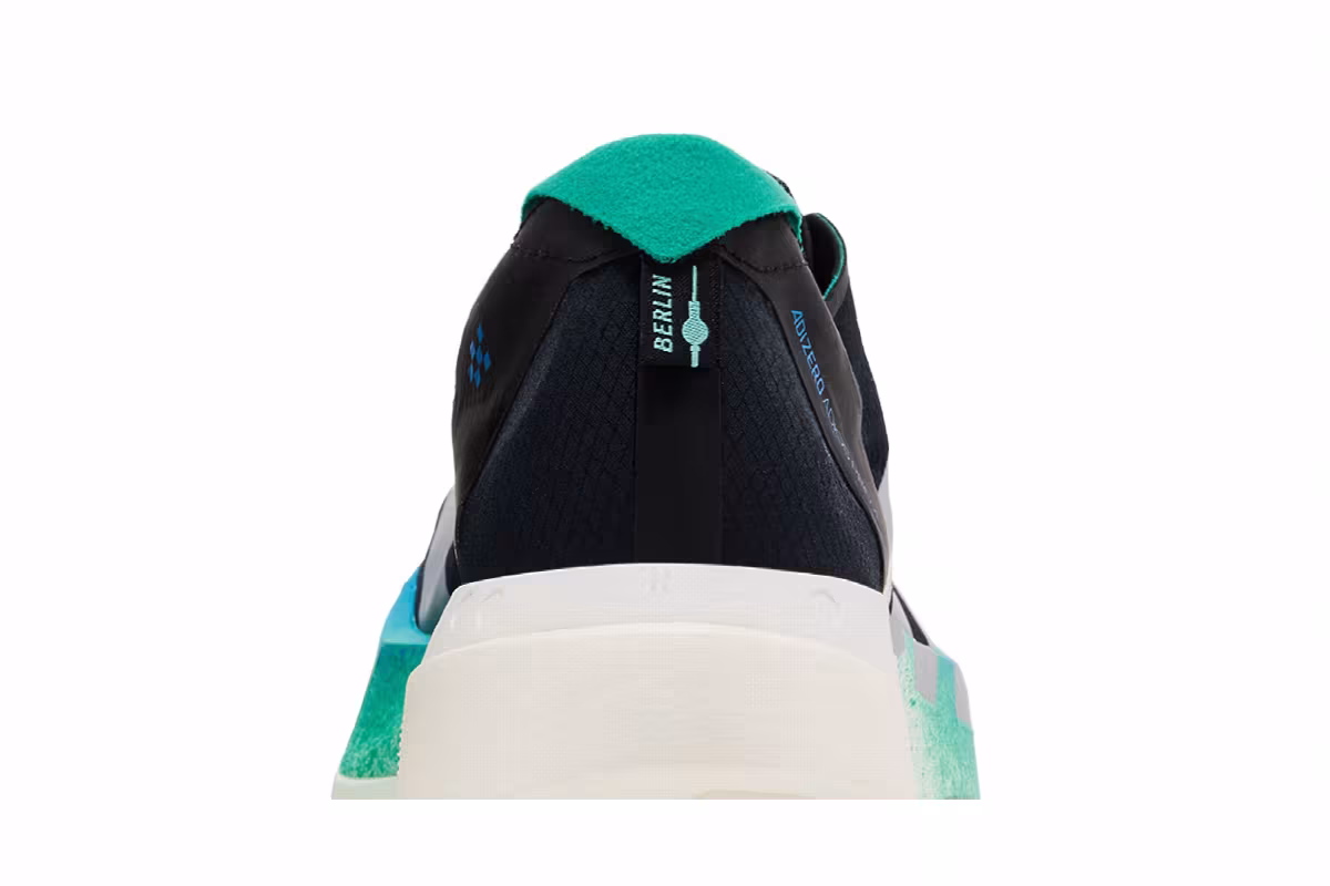 adidas Adizero Adios Pro 4 Black Silver Glory Green, view 8