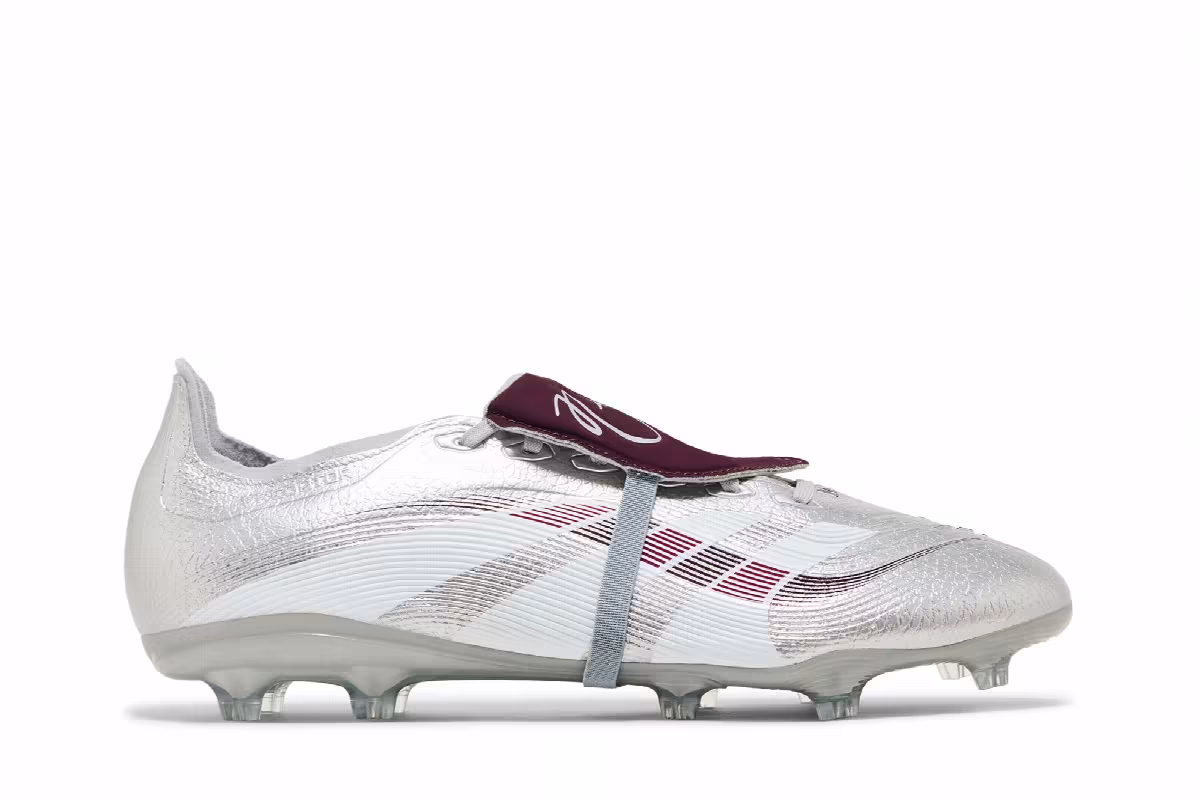 Jude Bellingham x adidas Predator 24 League Foldover Tongue FG MG Chrome Dream, view 2