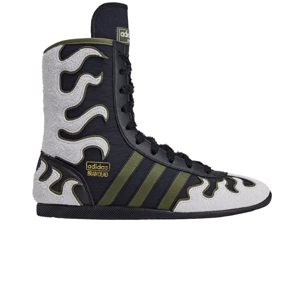 Brain Dead x adidas Japan High Black Olive