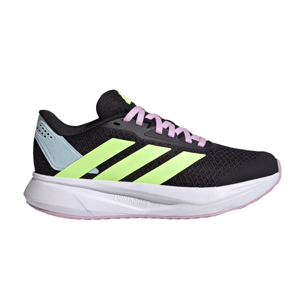 adidas Duramo SL J Black Hi-Res Yellow Lilac