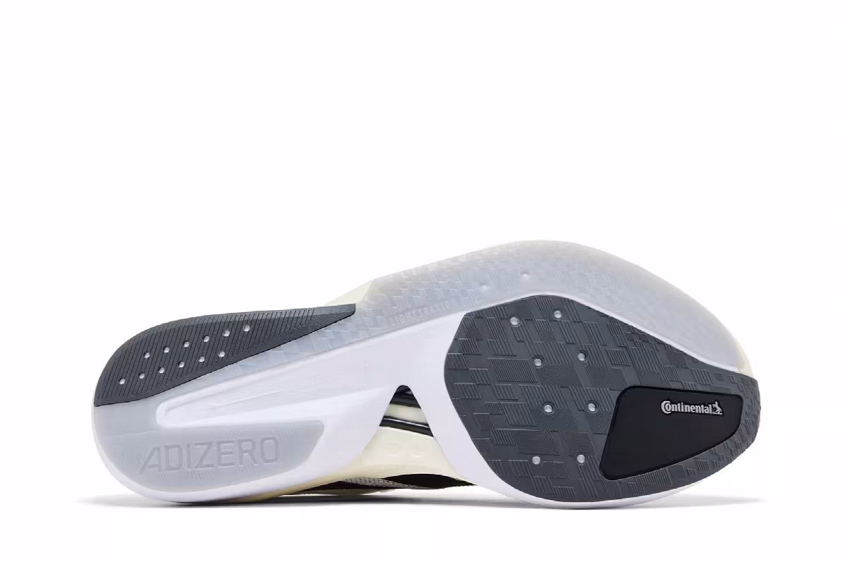 adidas Adizero Boston 13 White Black Dash Grey, view 5