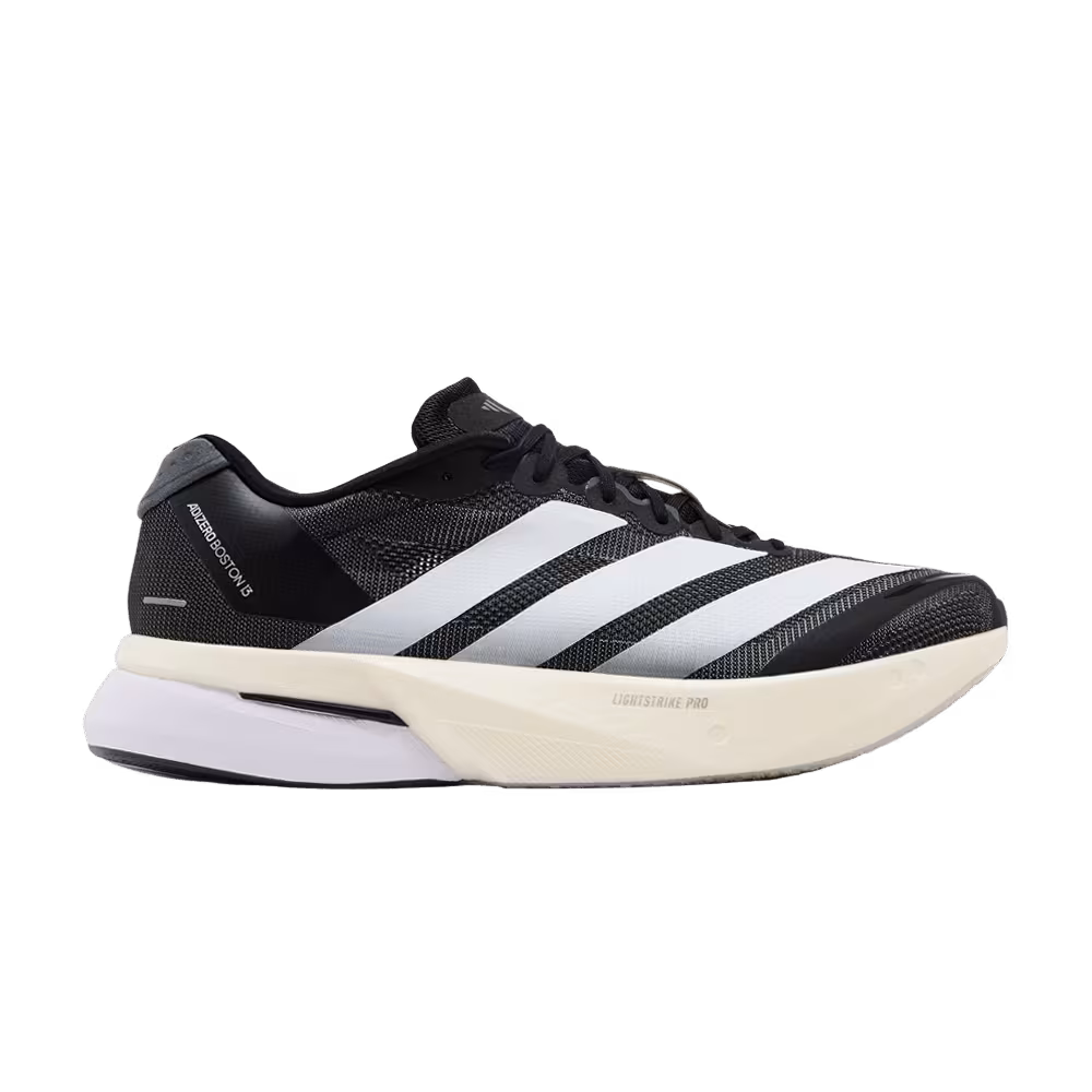 adidas Adizero Boston 13 Black White Grey