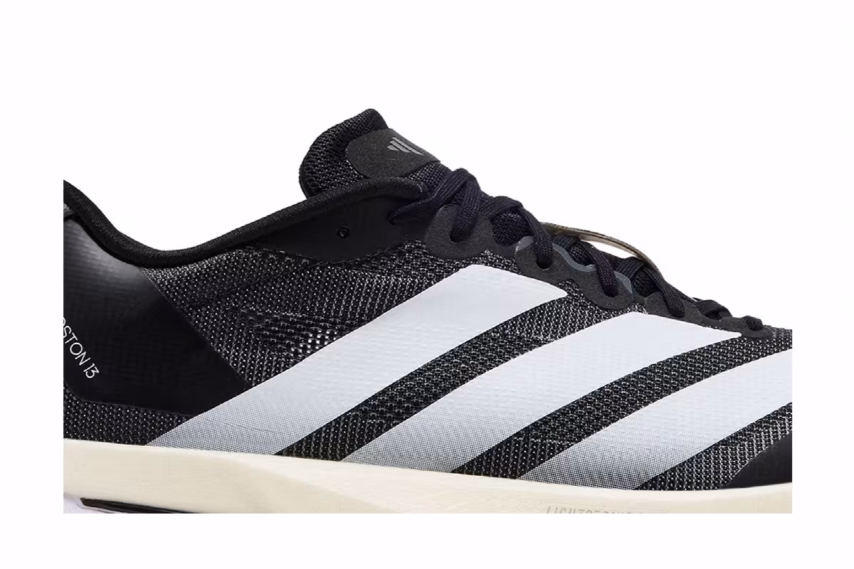 adidas Adizero Boston 13 Black White Grey, view 3