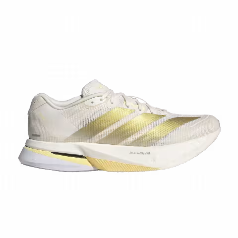 adidas Wmns Adizero Boston 13 'Chalk White Gold Metallic'