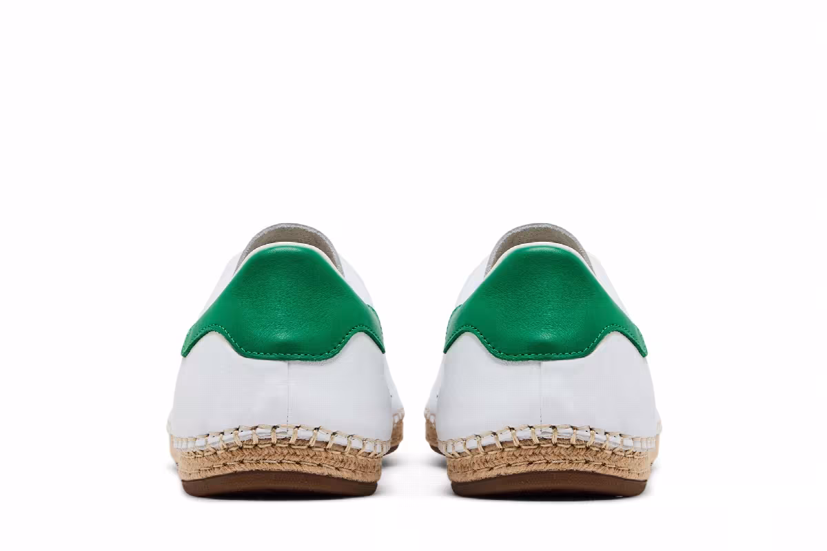 CLOT x adidas Stan Smith Espadrille White Green, view 7