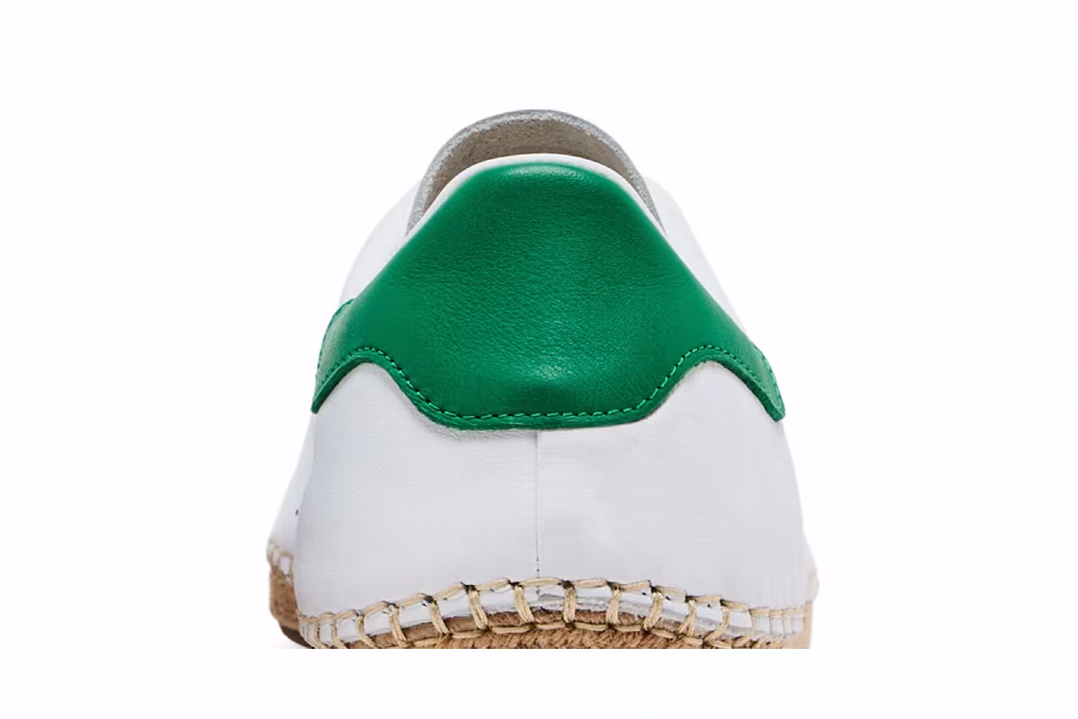 CLOT x adidas Stan Smith Espadrille White Green, view 8