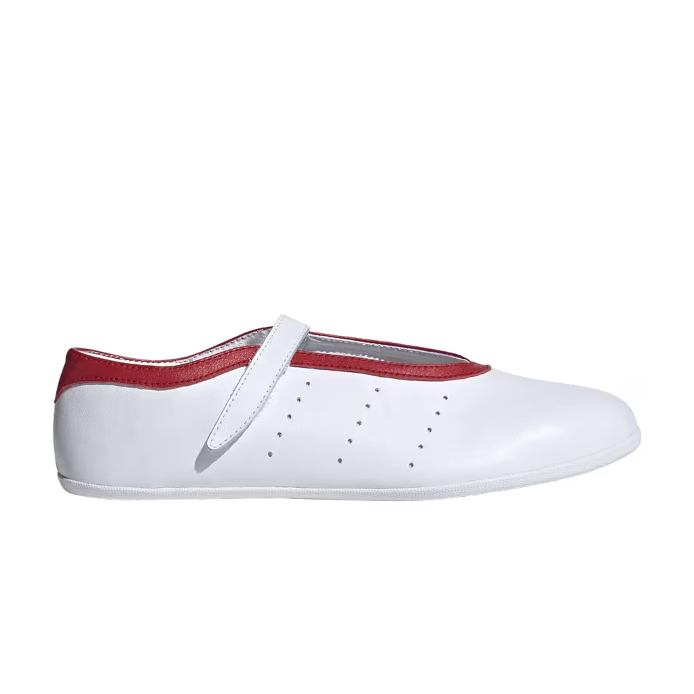 adidas Women's Stan Smith Lo Pro White Red