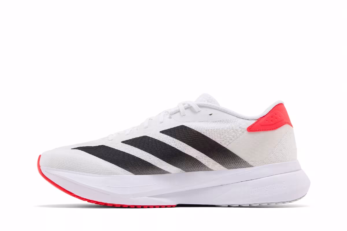 adidas Adizero SL2 White Black Lucid Red, view 4