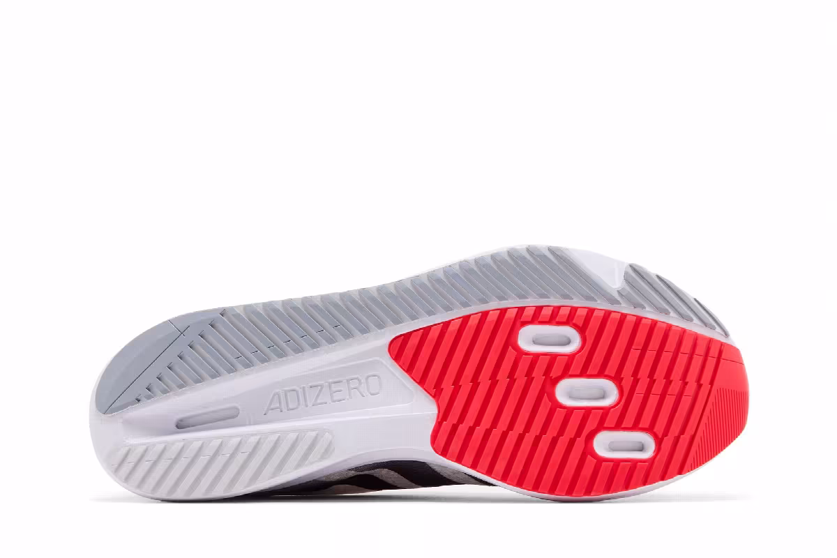 adidas Adizero SL2 White Black Lucid Red, view 5