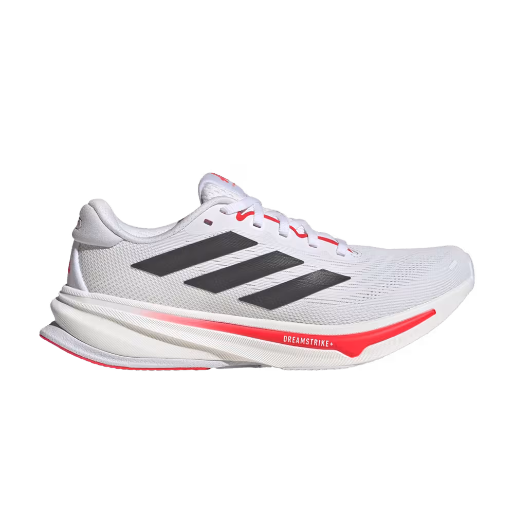 adidas Women's Supernova Rise 2 White Night Metallic Red
