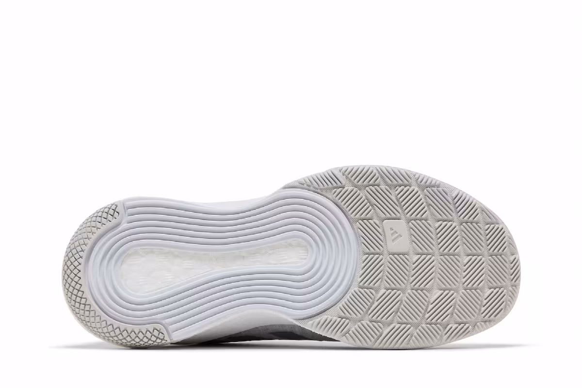Adidas Women's Crazyflight White Silver Metallic, view 5