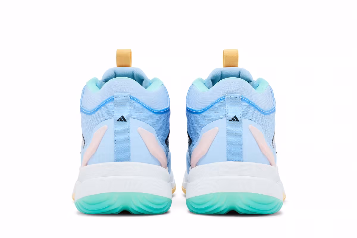 adidas Women's Crazyflight 6 Mid Indoor Glow Blue, view 7