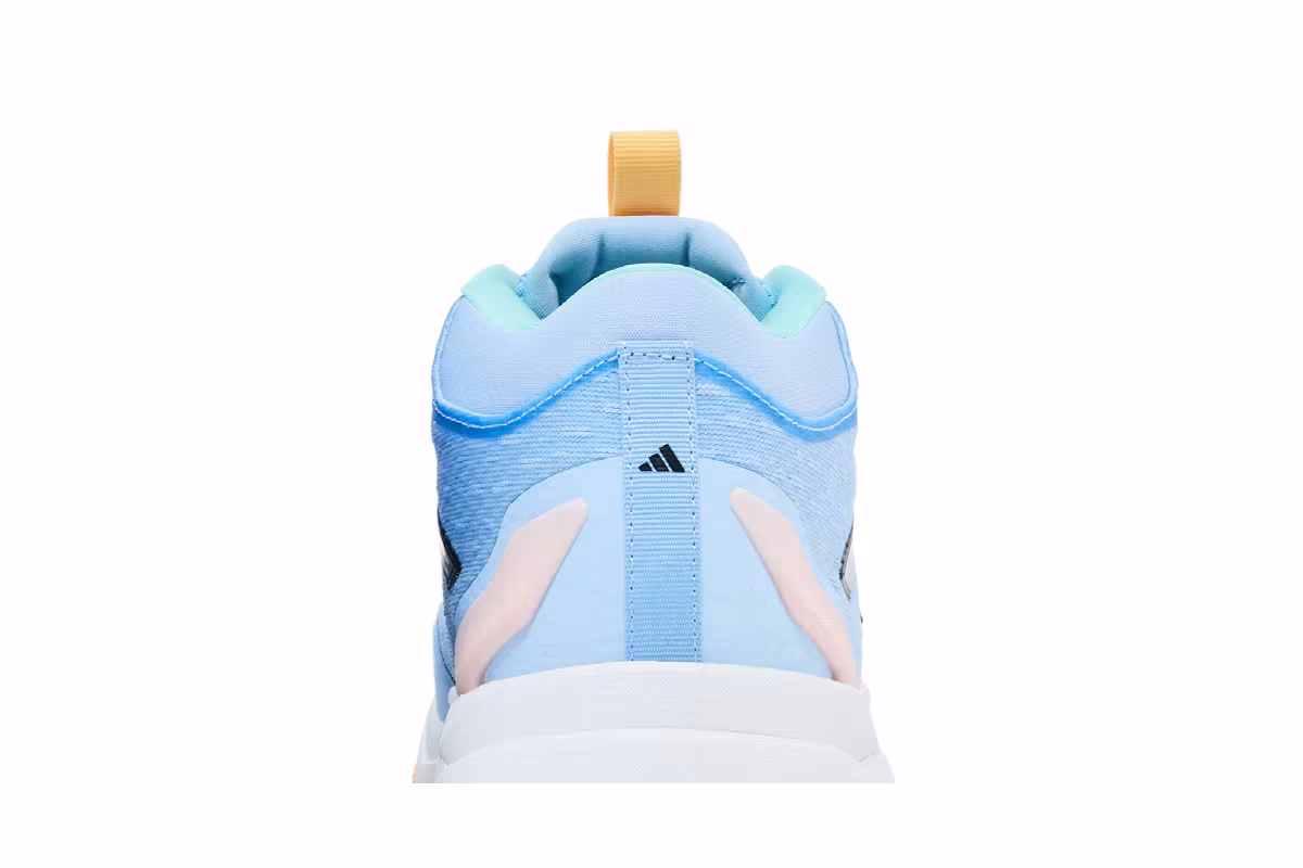 adidas Women's Crazyflight 6 Mid Indoor Glow Blue, view 8
