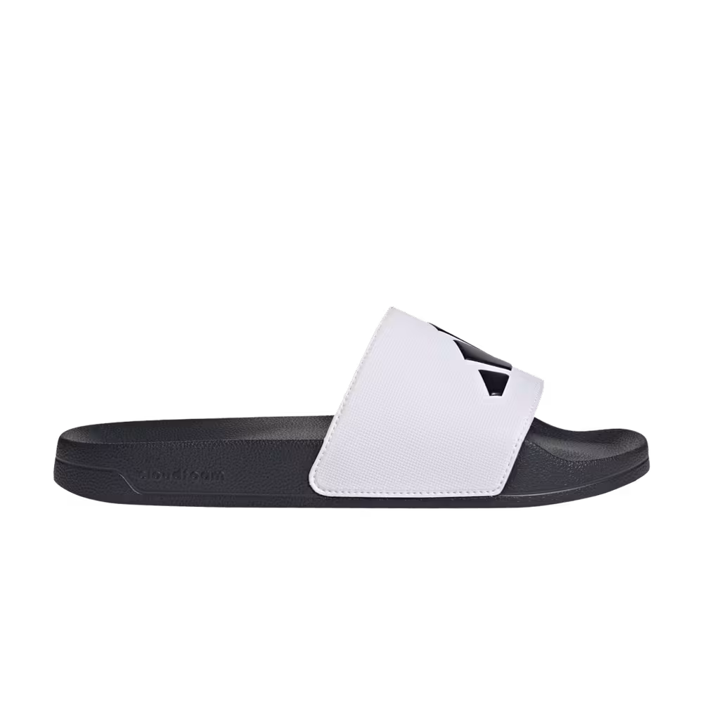adidas Adilette Shower Slide White Black