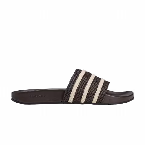 Wales Bonner x adidas Adilette Slides 'Dark Brown Wonder White'