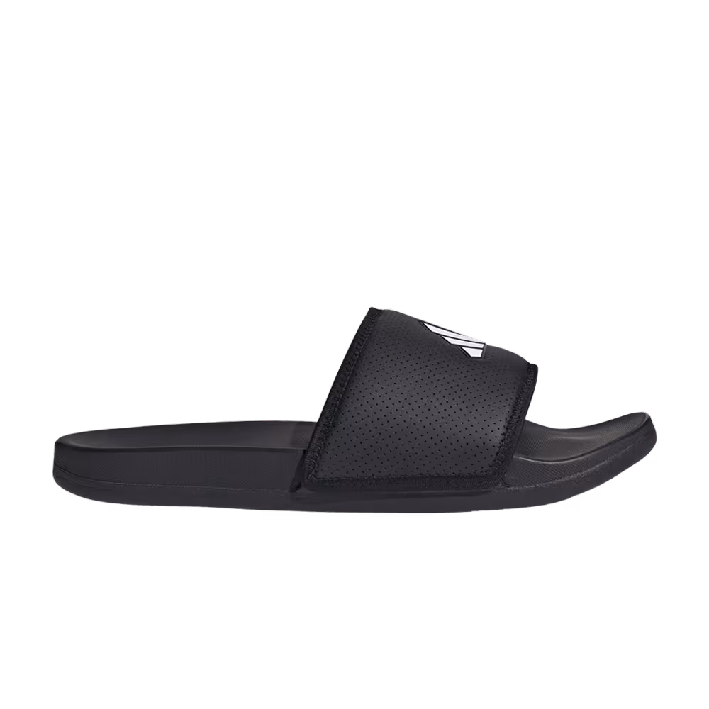 adidas Adilette Comfort Slide Black White