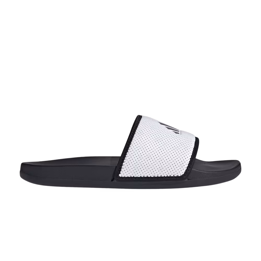 adidas Adilette Comfort Slide White Black
