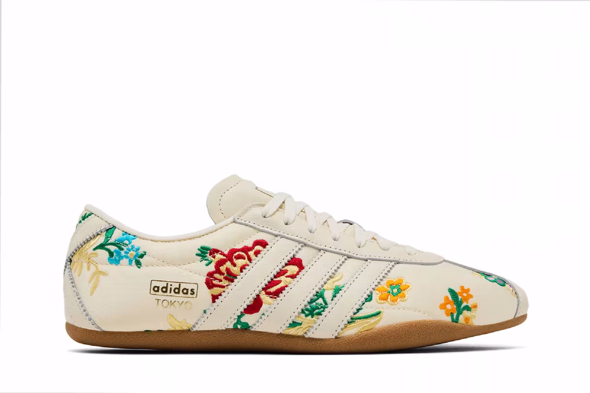 adidas Women's Tokyo Floral Embroidery Pack - Cream White, view 2