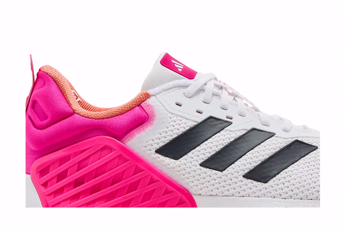 adidas Women's Dropset 3 Grey Shock Pink, view 3