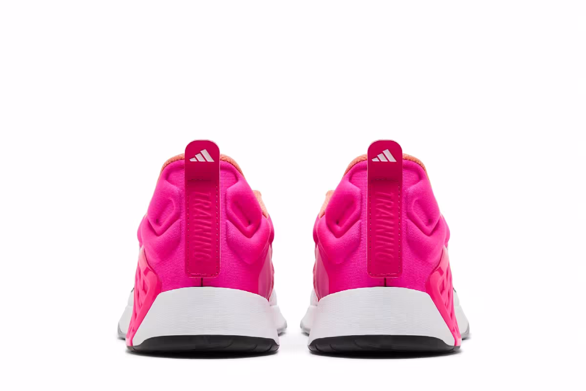 adidas Women's Dropset 3 Grey Shock Pink, view 7