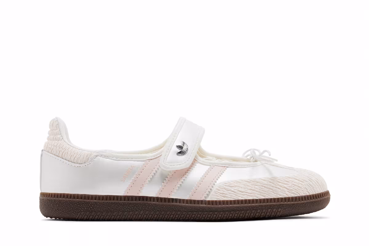adidas Women's Samba Jane Chalk White Wonder Quartz, view 2