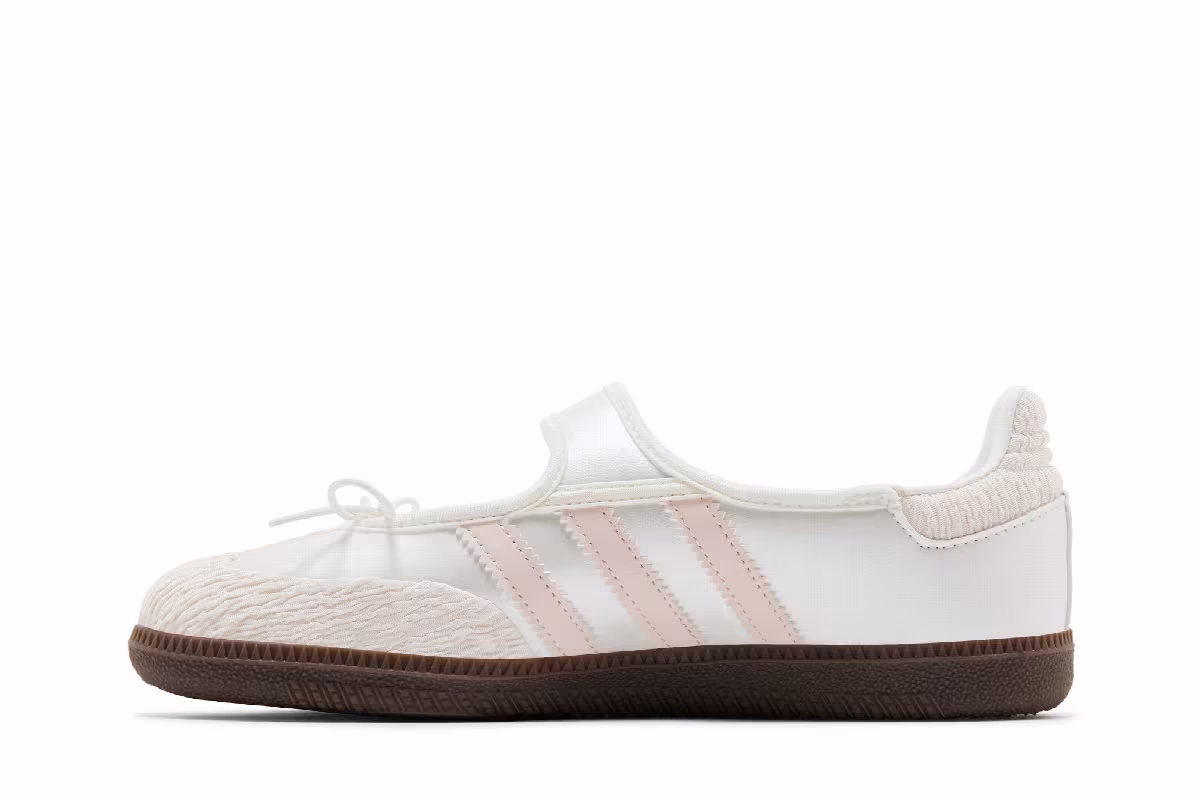 adidas Women's Samba Jane Chalk White Wonder Quartz, view 4