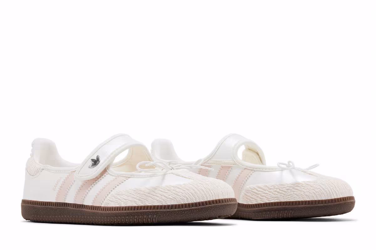 adidas Women's Samba Jane Chalk White Wonder Quartz, view 9