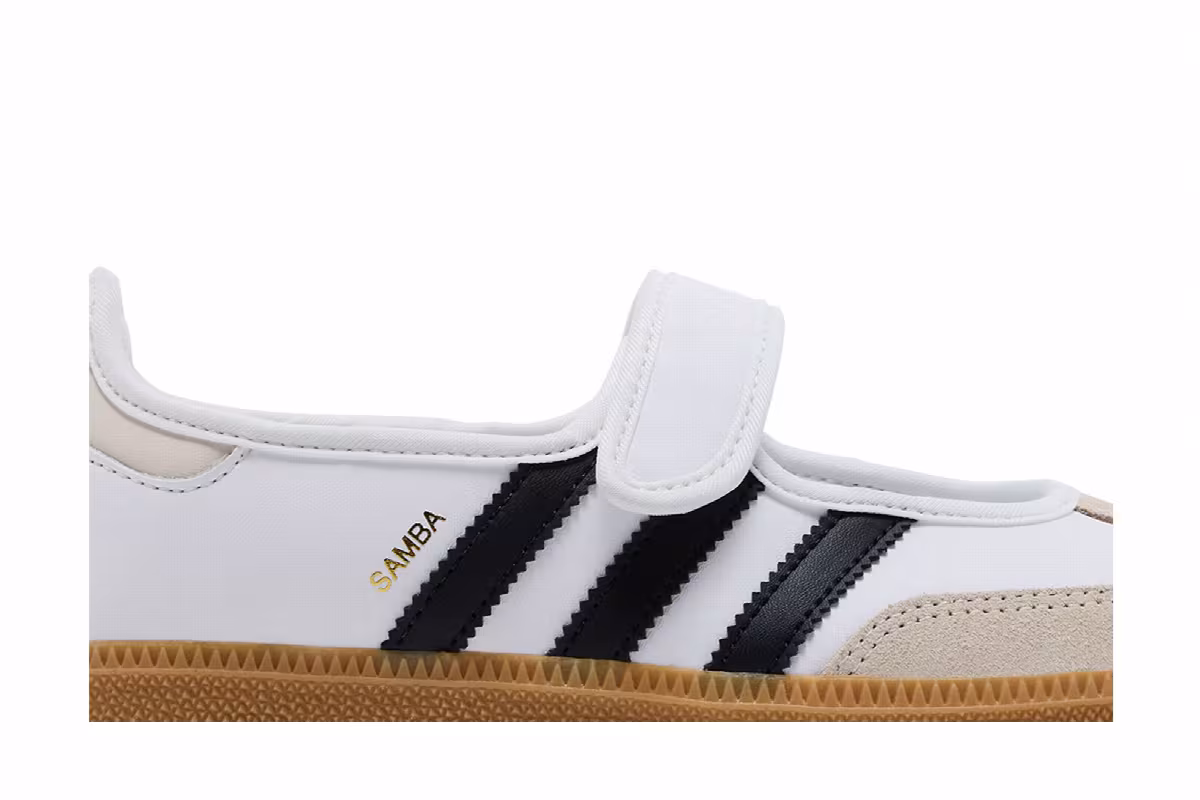 adidas Samba Jane J White Alumina Gum, view 3