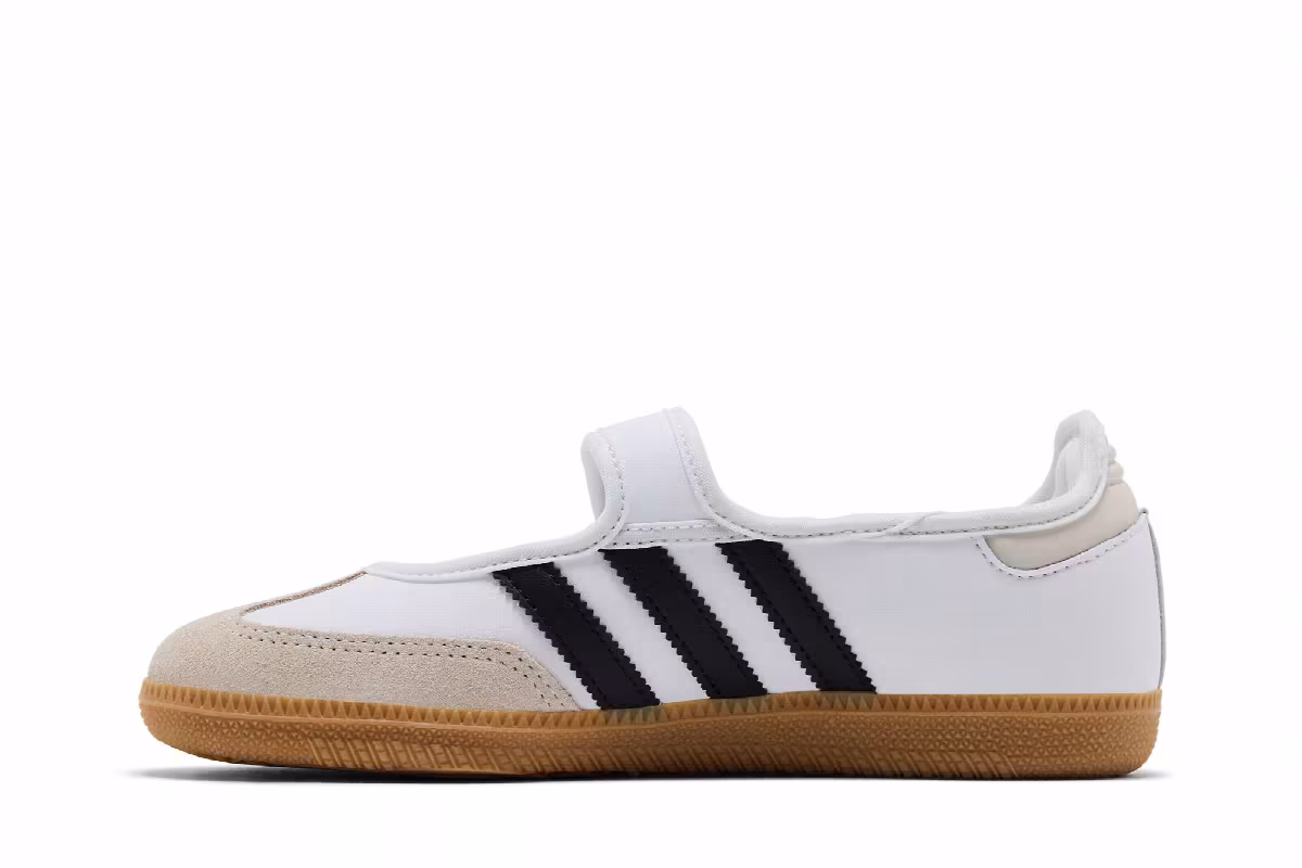adidas Samba Jane J White Alumina Gum, view 4