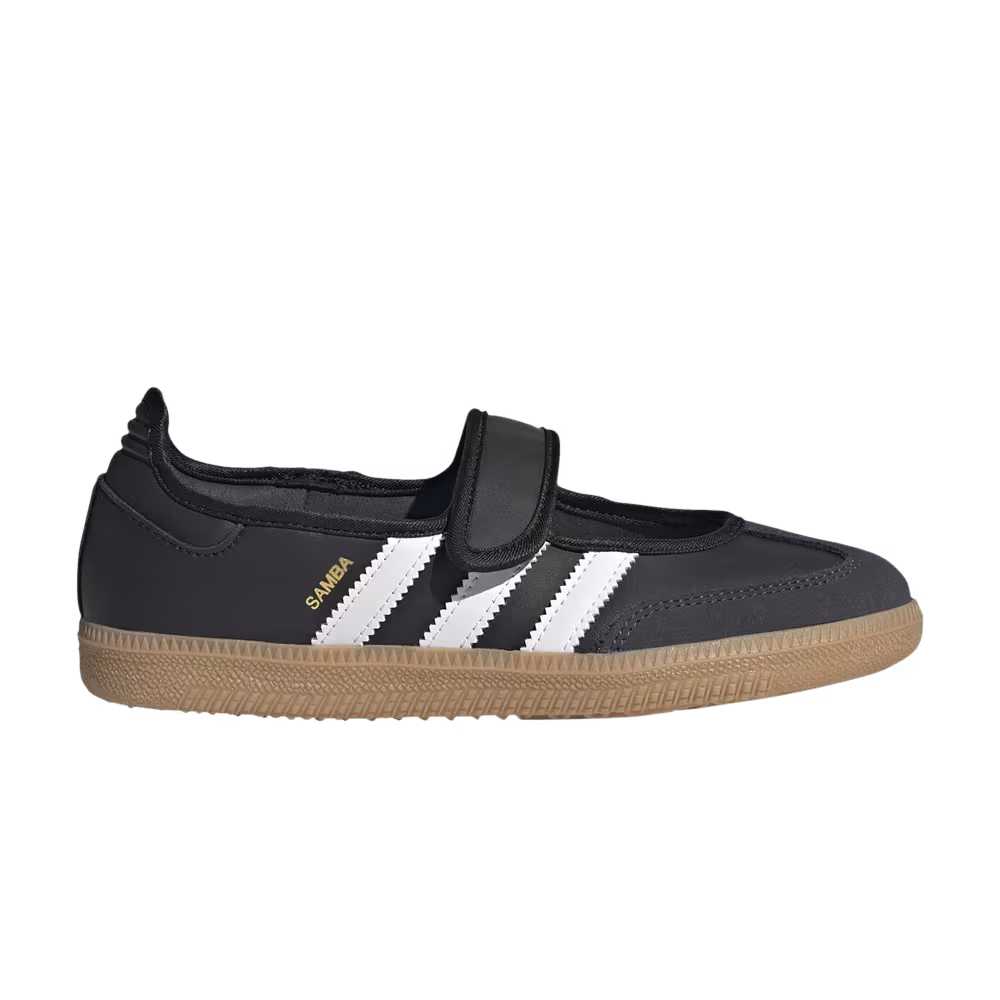 adidas Samba Jane J Black White Gum