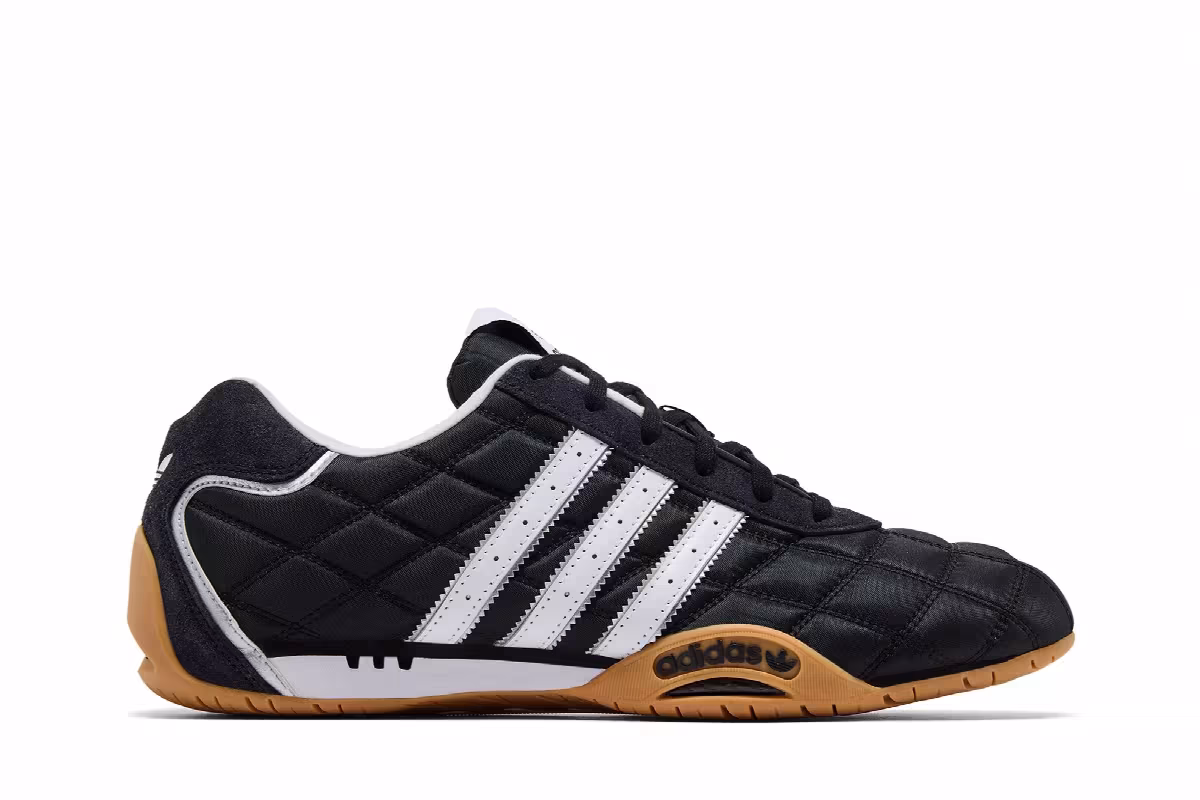 adidas Adi Racer Low Black White Gum, view 2