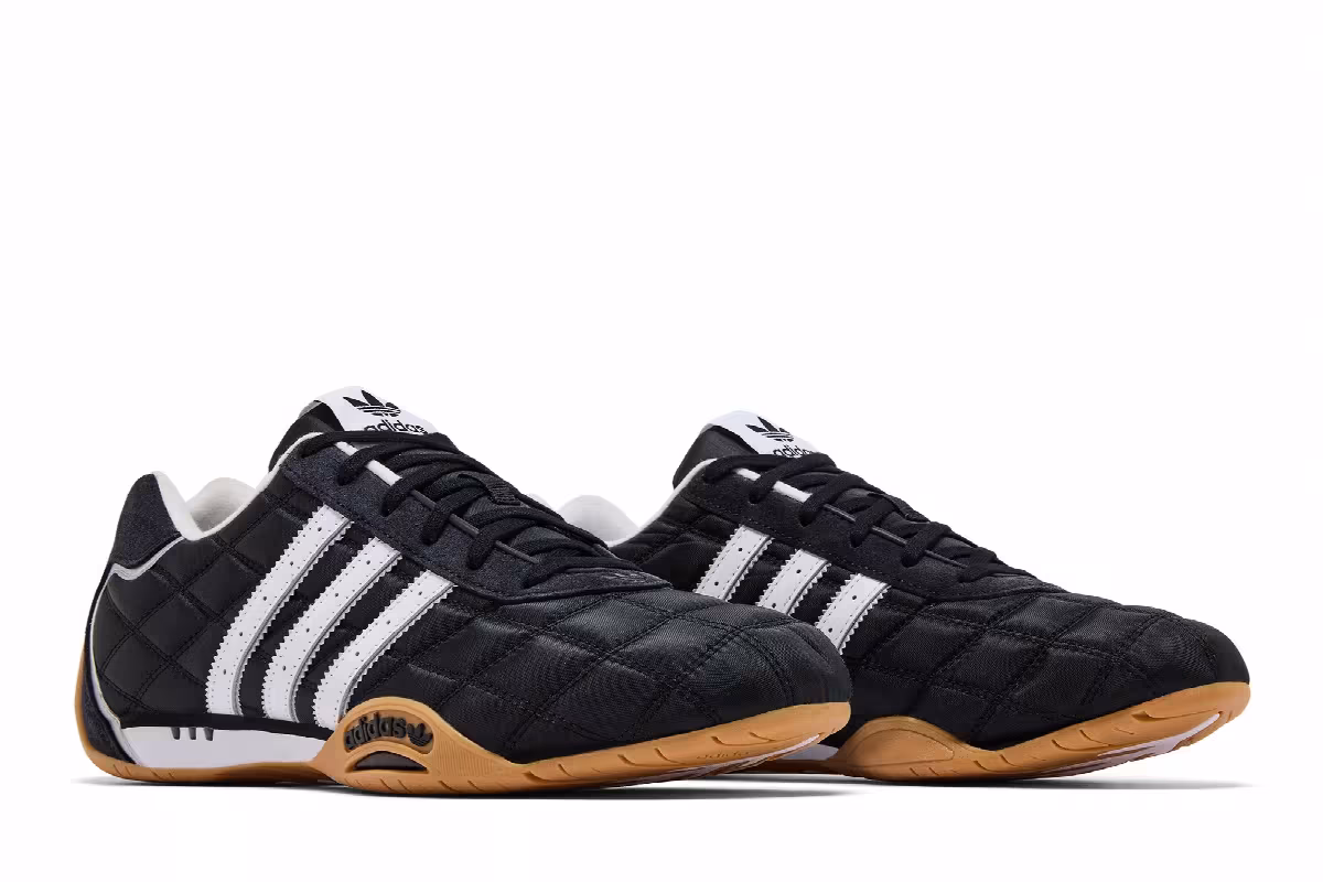 adidas Adi Racer Low Black White Gum, view 9