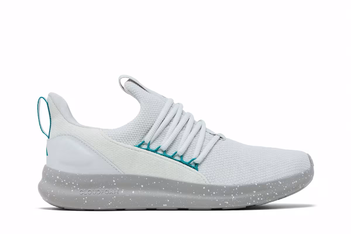 adidas Lite Racer Adapt 7.0 Crystal White Pure Teal, view 2