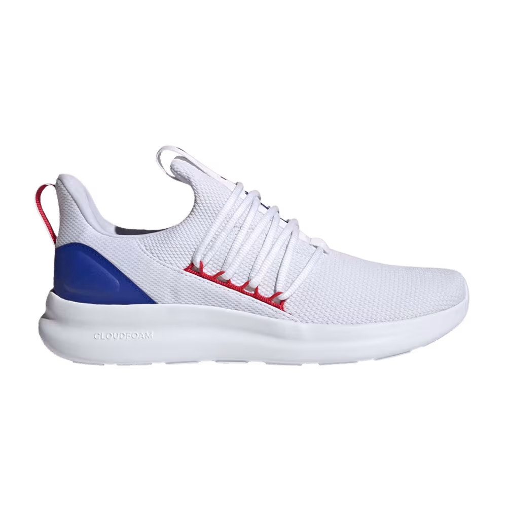 adidas Lite Racer Adapt 7.0 White Scarlet Lucid Blue