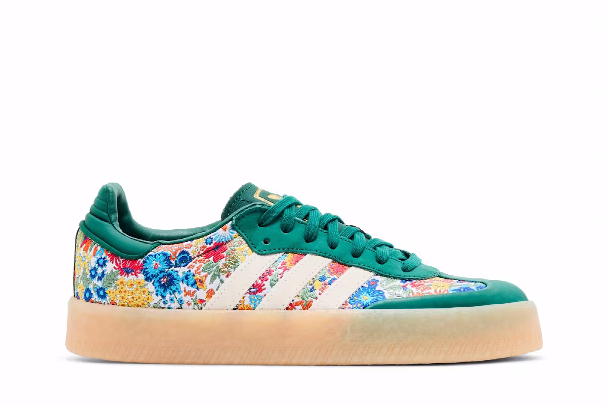 Liberty London x adidas Women's Sambae Floral Embroidery, view 2