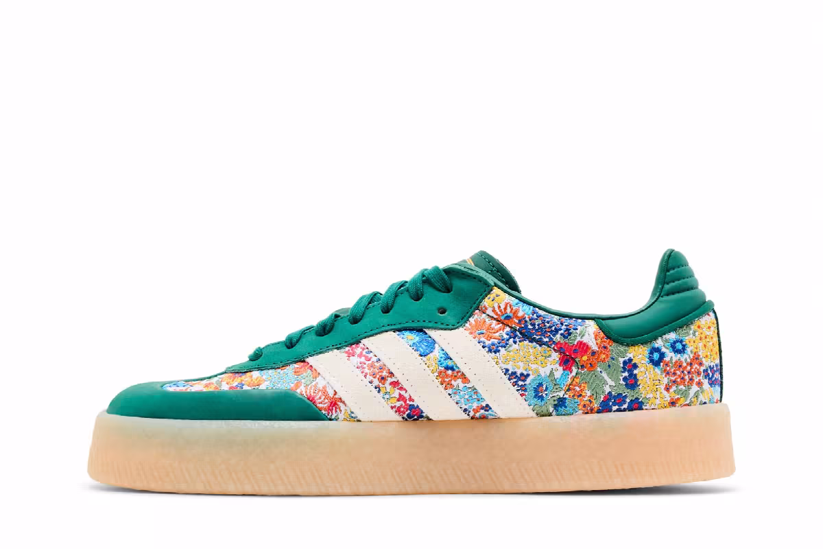 Liberty London x adidas Women's Sambae Floral Embroidery, view 4