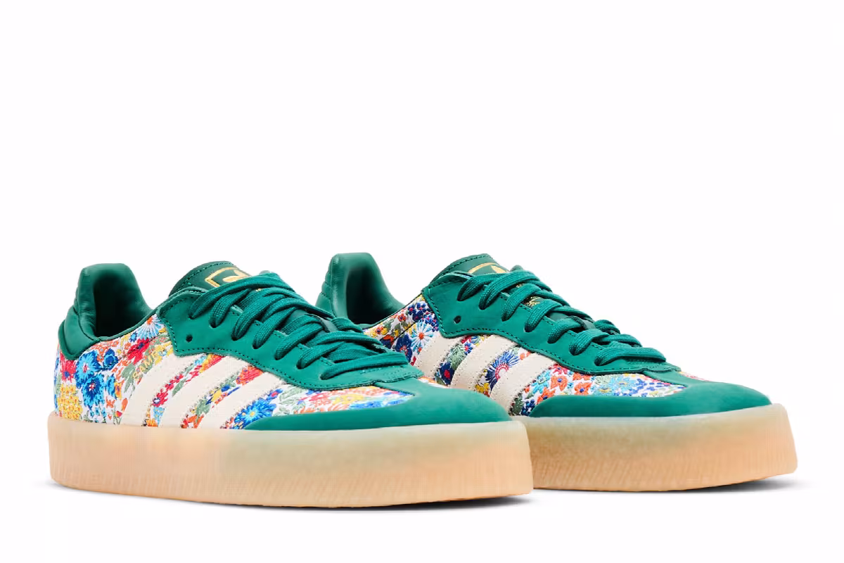 Liberty London x adidas Women's Sambae Floral Embroidery, view 9
