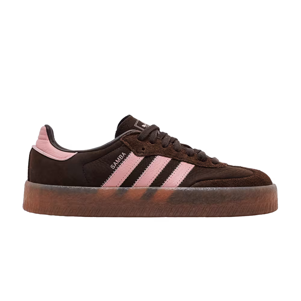 adidas Women's Sambae Dark Brown Wonder Mauve