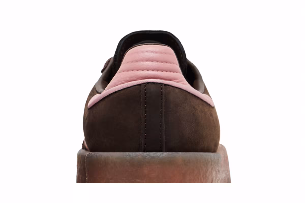 adidas Women's Sambae Dark Brown Wonder Mauve, view 8
