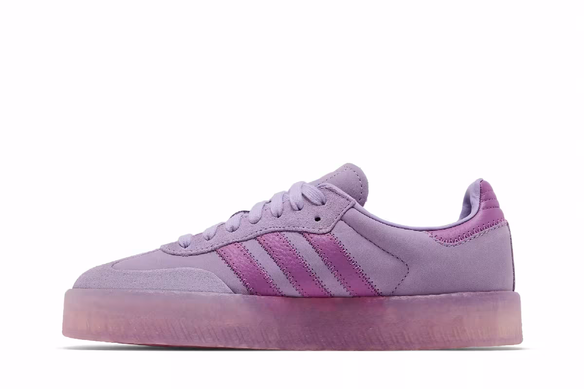adidas Women's Sambae Preloved Purple, view 4
