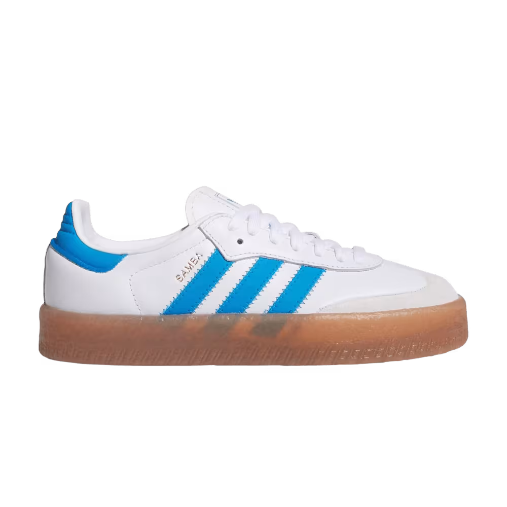adidas Sambae J White Bright Blue