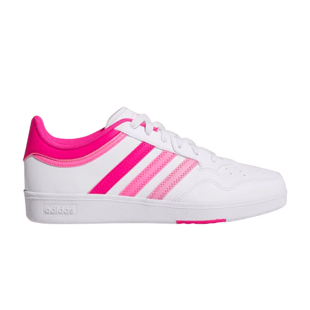 adidas Women's Hoops 4.0 White Shock Pink